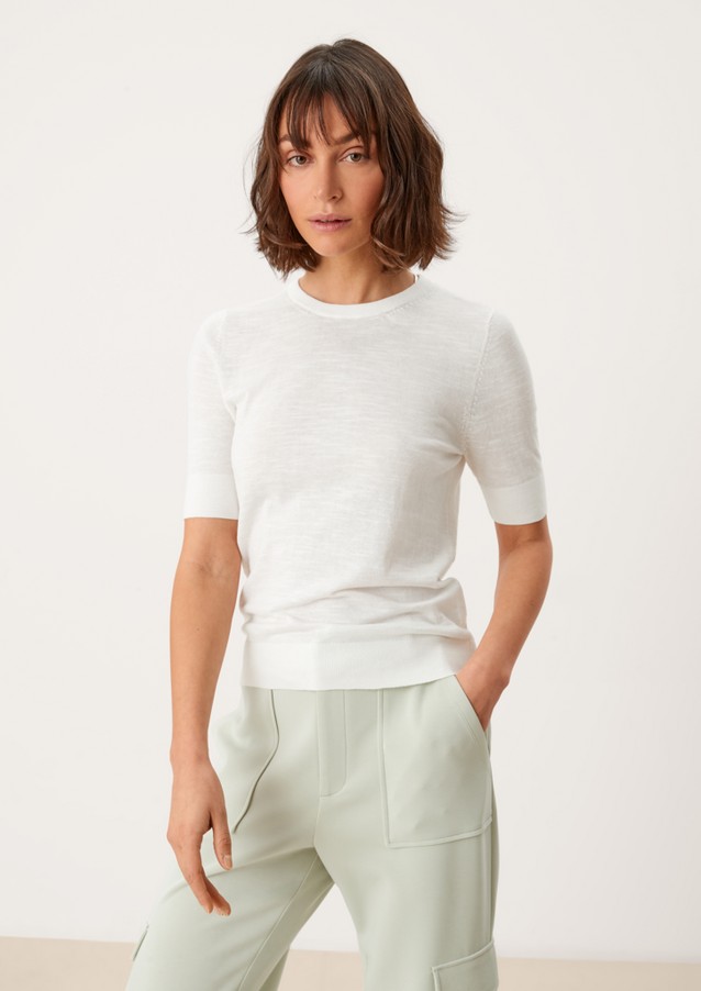 Women Jumpers & sweatshirts | Short sleeve fine knit jumper - MQ51412