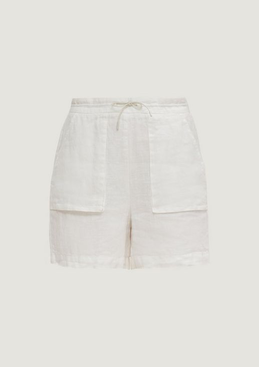 Regular fit: linen shorts from comma