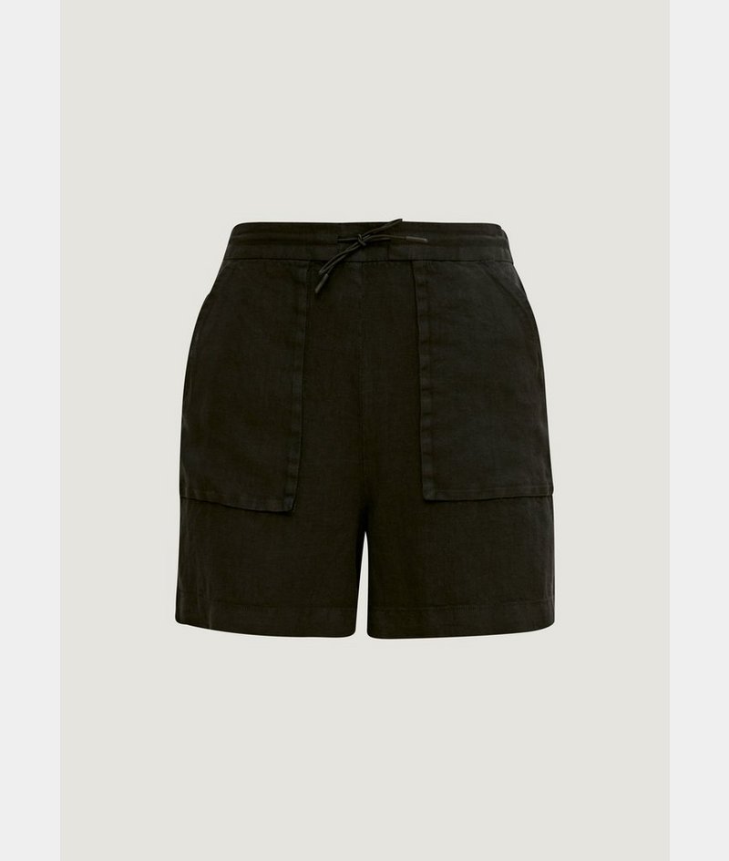 Artikel klicken und genauer betrachten! - Regular: Shorts aus Leinen | im Online Shop kaufen