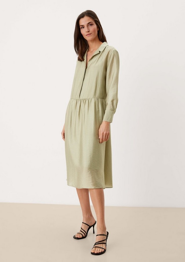 Femmes Robes | Robe-chemise en lyocell - UY80386