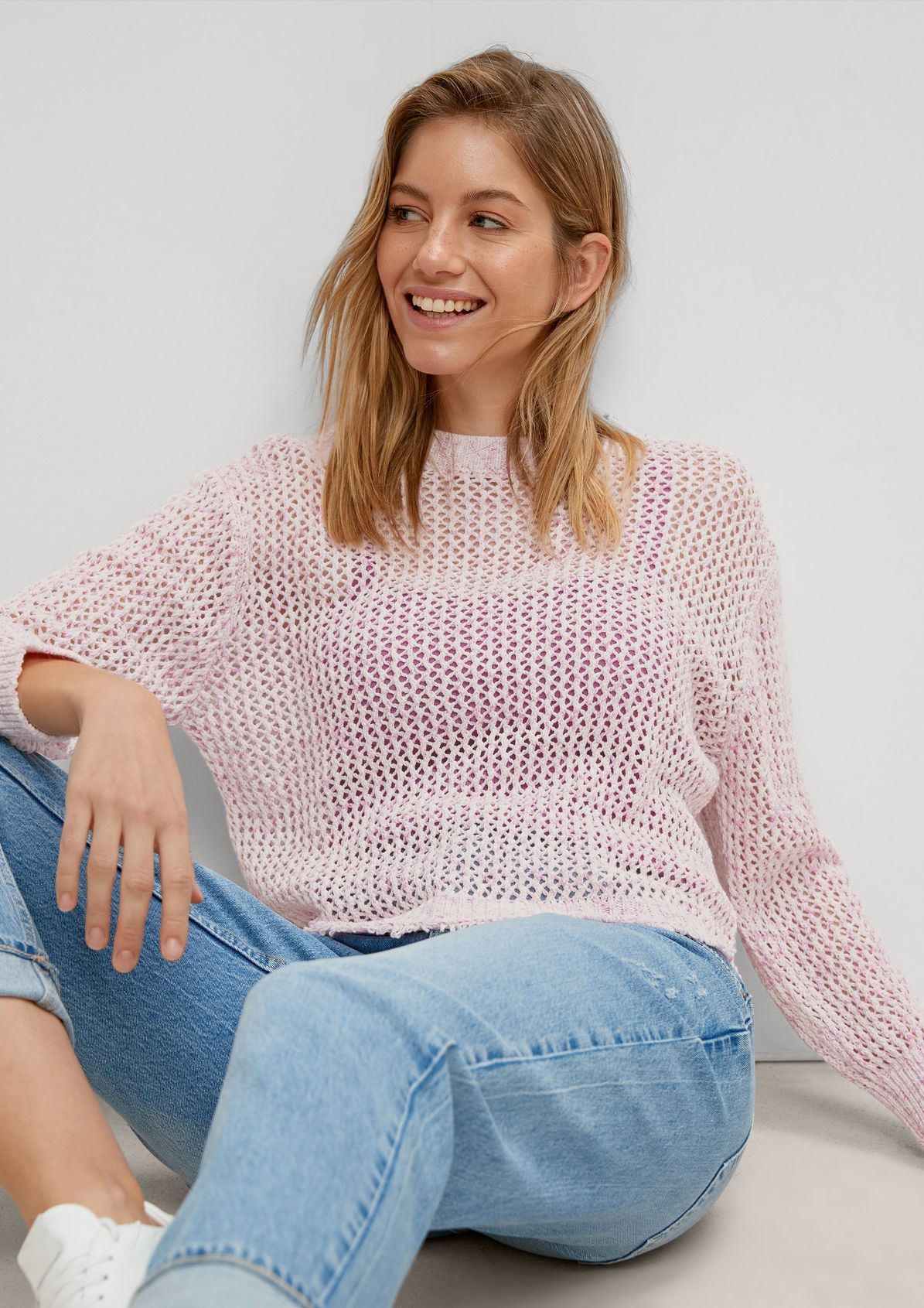 Openwork knit jumper from comma