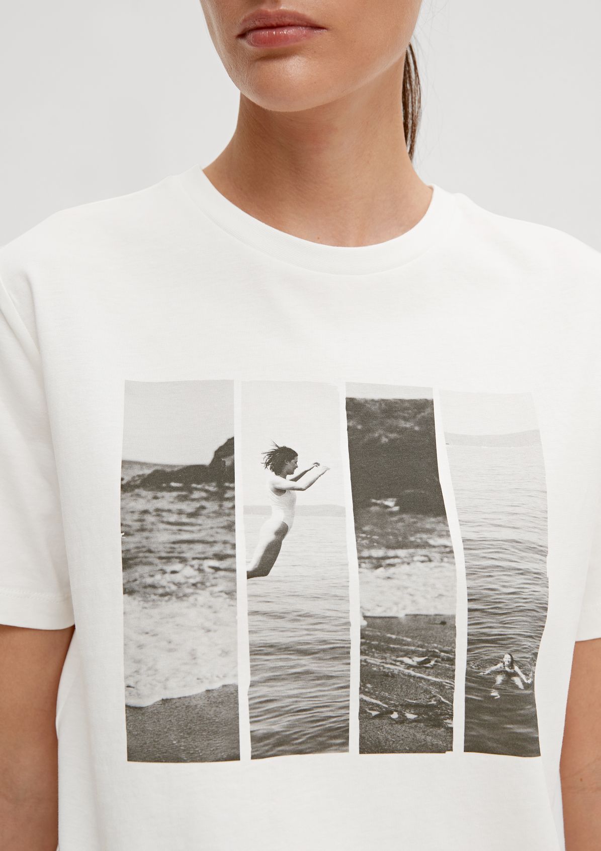 T-Shirt mit Fotoprint 