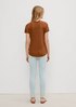 T-shirt with a V-neckline from comma