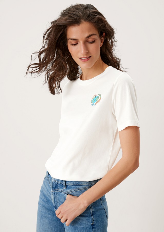 Femmes Shirts & tops | T-shirt en jersey orné d'une inscription - EW61957