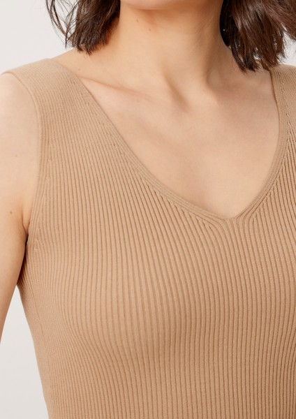 Femmes Shirts & tops | Top en maille à la texture côtelée - OB15460