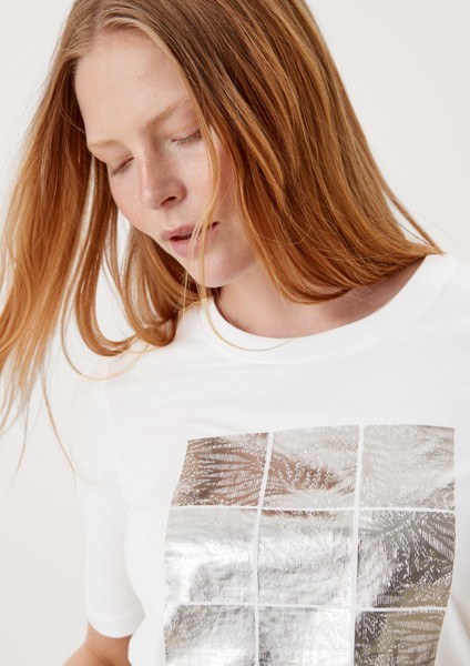 Damen Shirts & Tops | T-Shirt mit Frontprint - VR81734