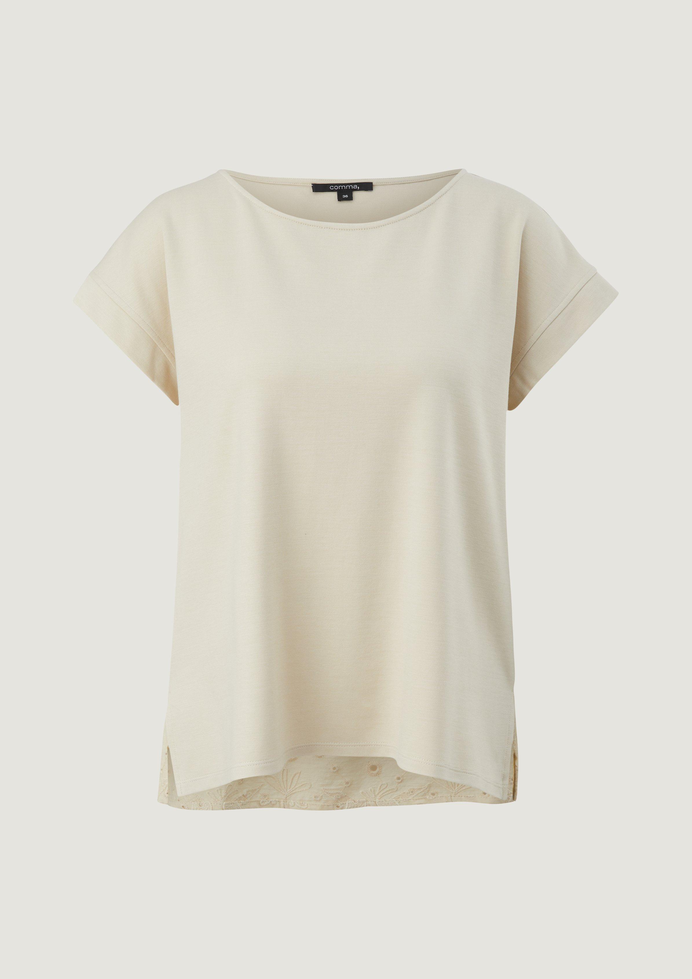 T-shirt à broderie anglaise de Comma