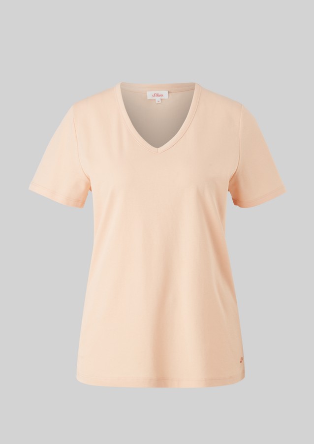 Damen Shirts & Tops | T-Shirt mit V-Ausschnitt - MR57629