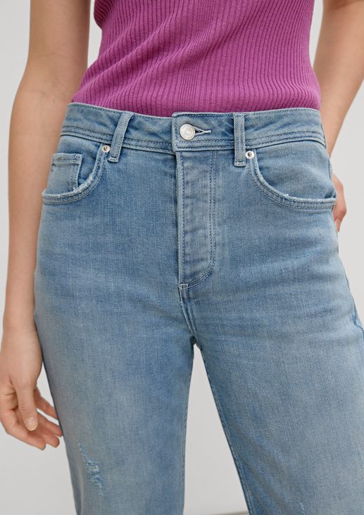 Slim: vintage-style jeans from comma