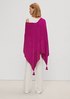 Poncho with tassels from comma
