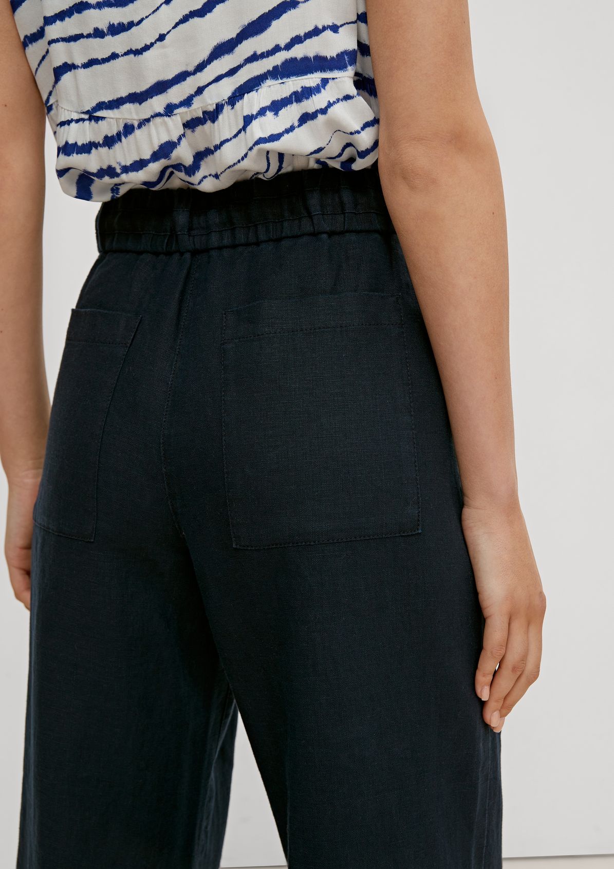 Linen culottes from comma