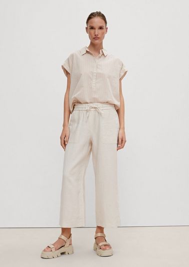 Linen culottes from comma