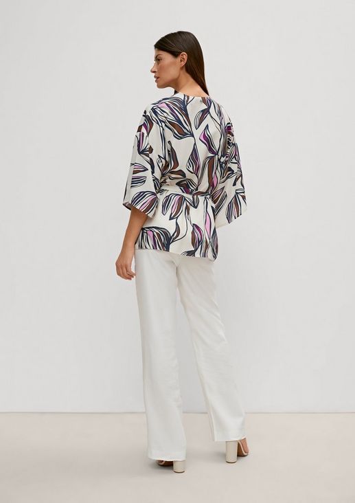 Lightweight kimono jacket in a lyocell blend from comma