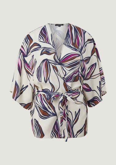 Lightweight kimono jacket in a lyocell blend from comma