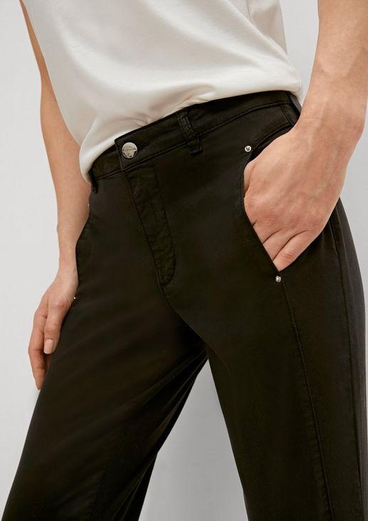 Slim: Pantalon en lyocell mélangé de Comma
