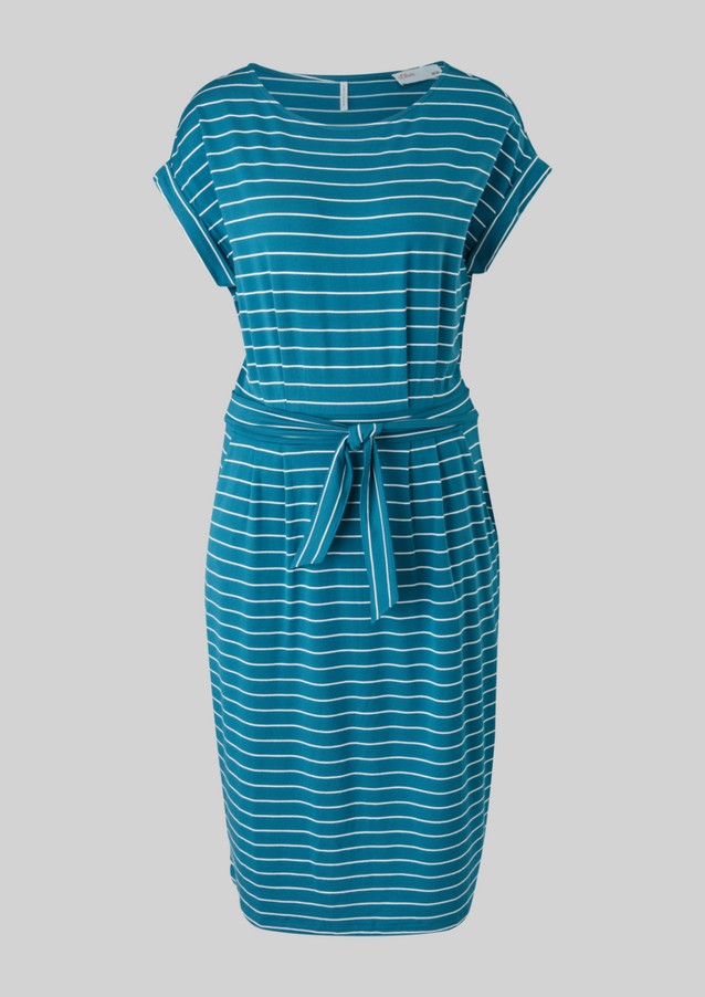 Damen Kleider | Jerseykleid mit Streifen - IH13613