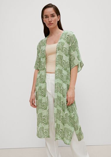 Kimono mit Allover-Print 