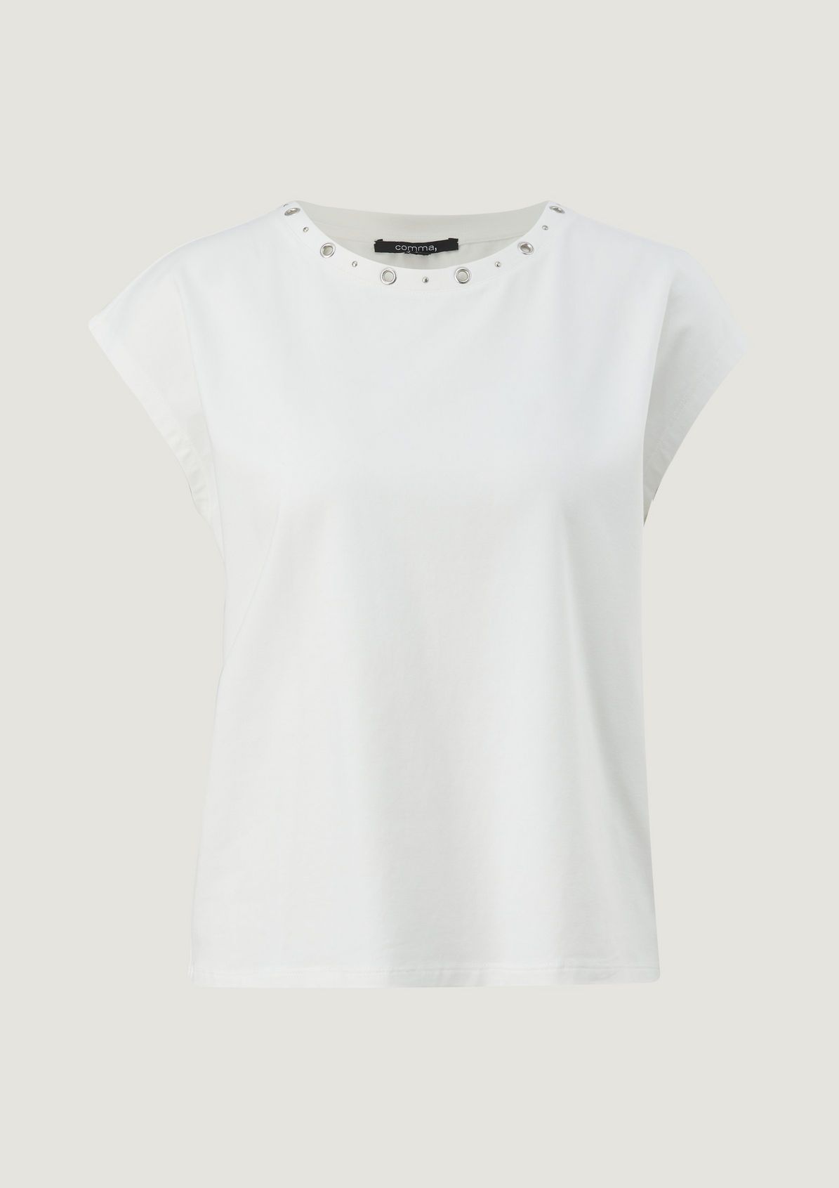 T-shirt with stud details from comma