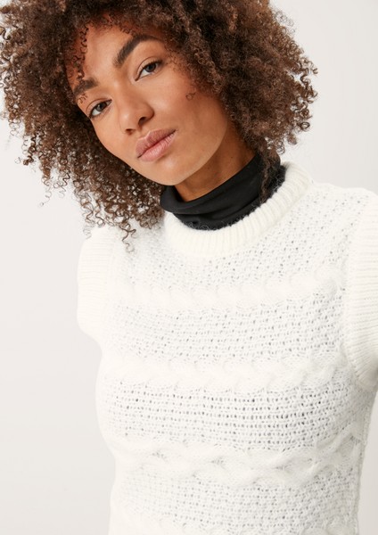 Damen Pullover & Sweatshirts | Gestrickter Pullunder - PH06197