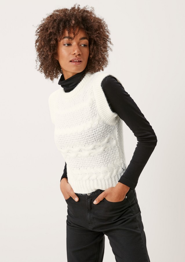 Women Shirts & tops | Knitted sleeveless jumper - BO79799