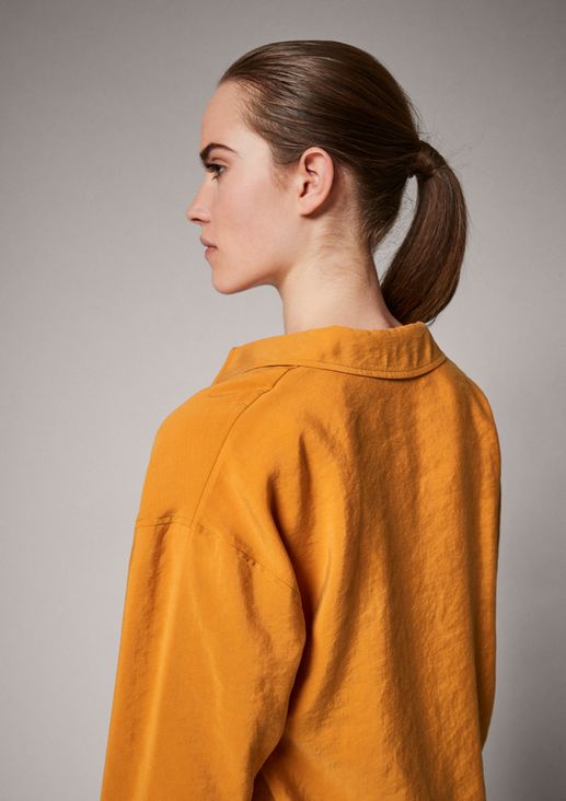 Loose blouse in blended modal from comma