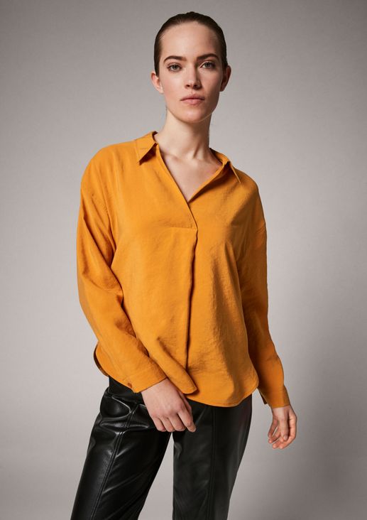 Loose blouse in blended modal from comma