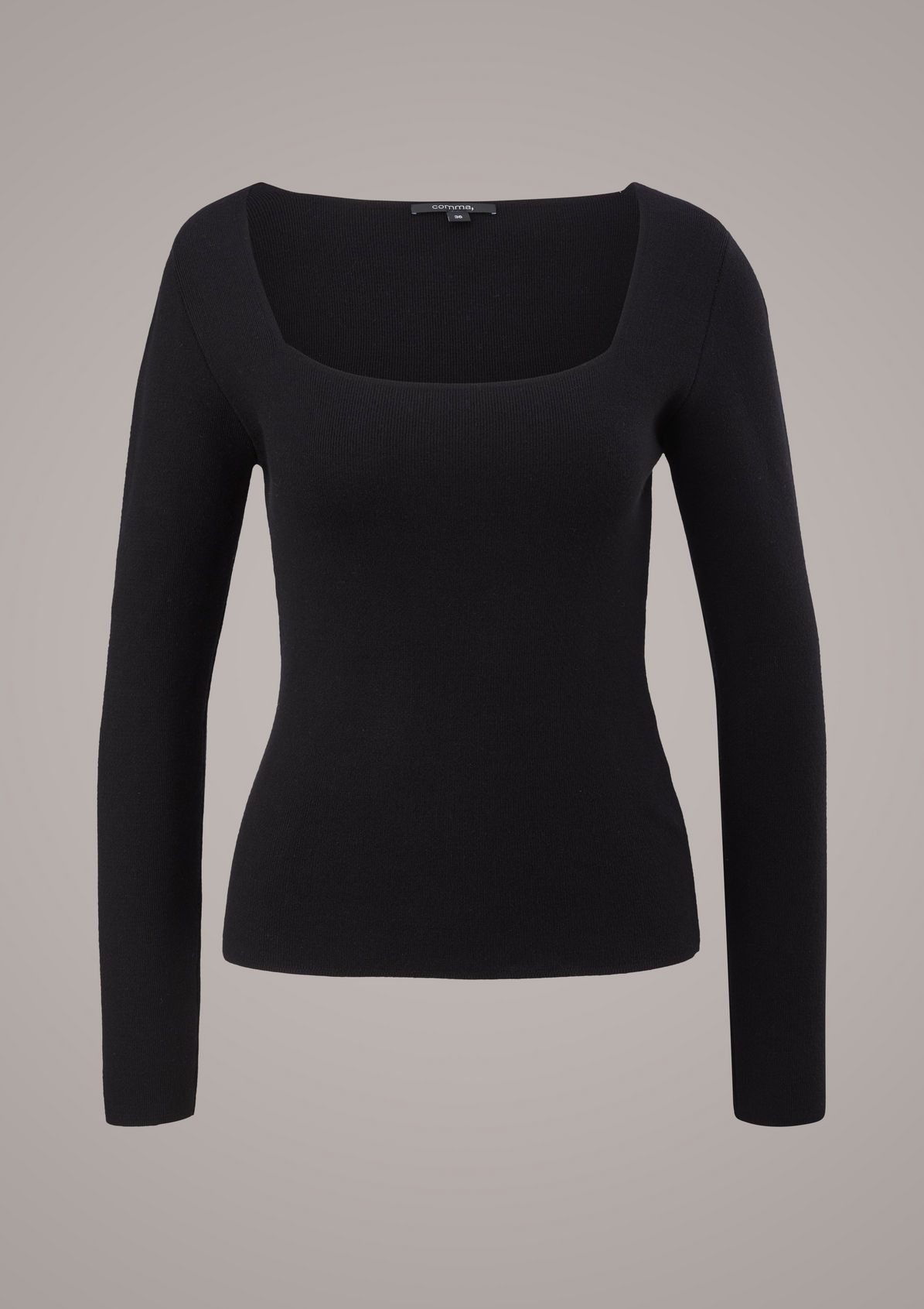 Jumper with reinforced shoulders from comma