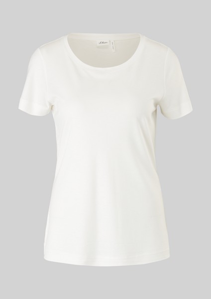 Damen Basics | T-Shirt aus Lyocell - YX03024