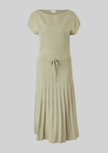 Femmes Robes | Robe-pull plissée - PH53371