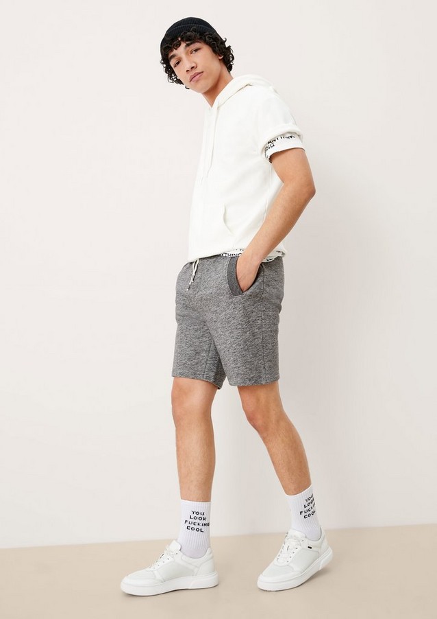 Men Bermuda Shorts | Regular: tracksuit bottoms made of sweatshirt fabric - VZ36502