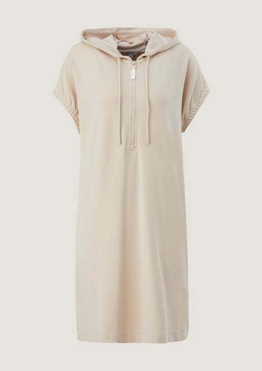 Hooded dress in jersey from comma