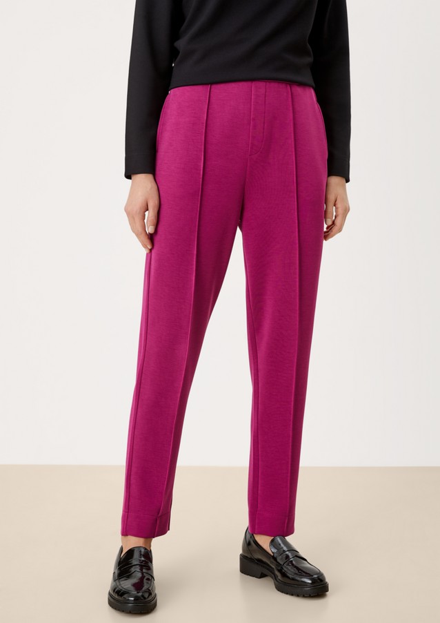 Women Trousers | Regular: modal blend 7/8-length trousers - VH32323
