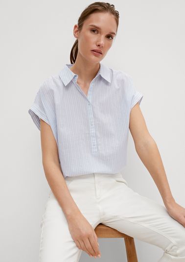 Breezy blouse with a stripe pattern from comma