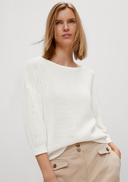 Textured knit jumper from comma