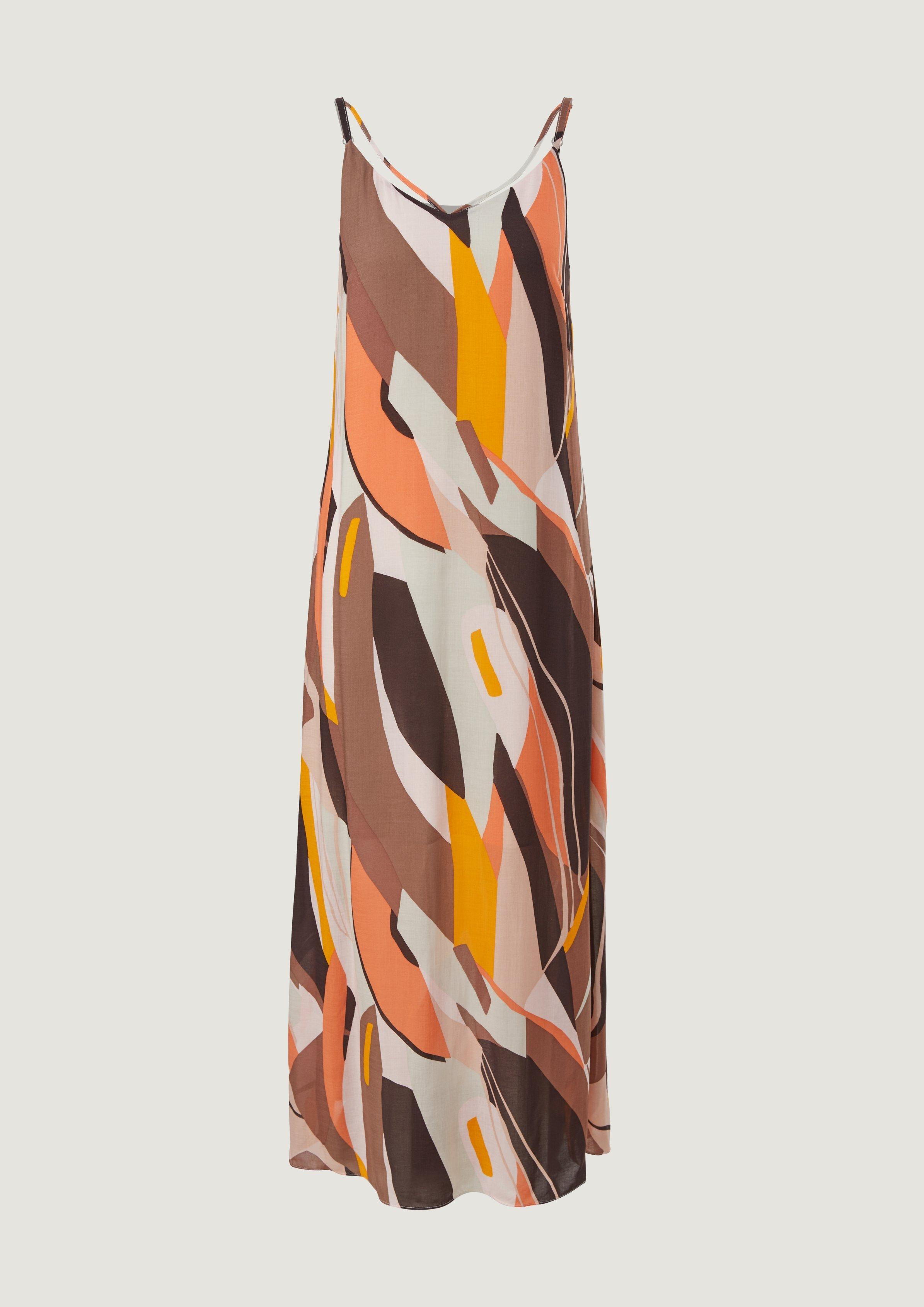 Maxi dress with an all-over pattern from comma
