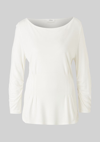 Damen Shirts & Tops | Langarmshirt aus Viskose - BN67666