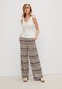 Regular fit: knitted summer trousers from comma