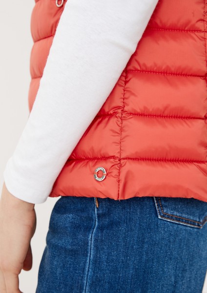 Women Jackets | Quilted body warmer with a stand-up collar - XL28731