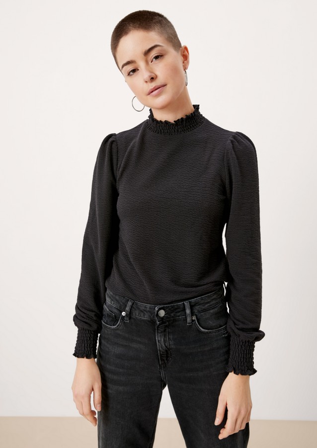 Damen Shirts & Tops | Blusenshirt mit Strukturmuster - IJ45016