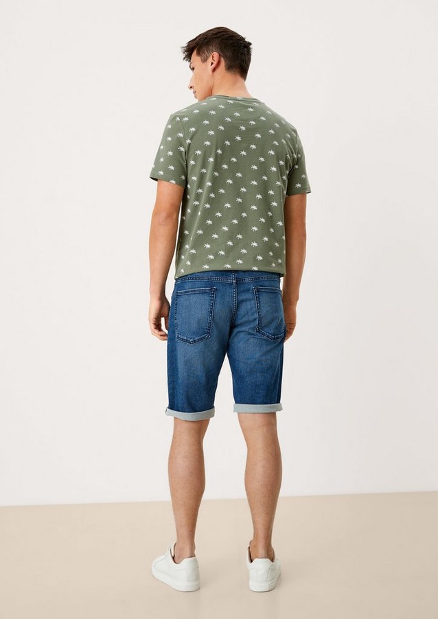 Hommes Shorts & Bermudas | Regular: Bermuda-Short in Denim-Optik - YV41049