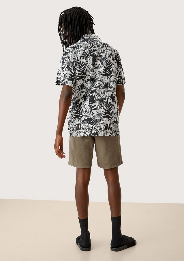 Hommes Chemises | Chemise à manches courtes animée d’un motif all-over - MQ17943