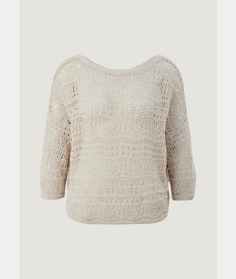 Artikel klicken und genauer betrachten! - Pullover aus Häkelspitze  | im Online Shop kaufen