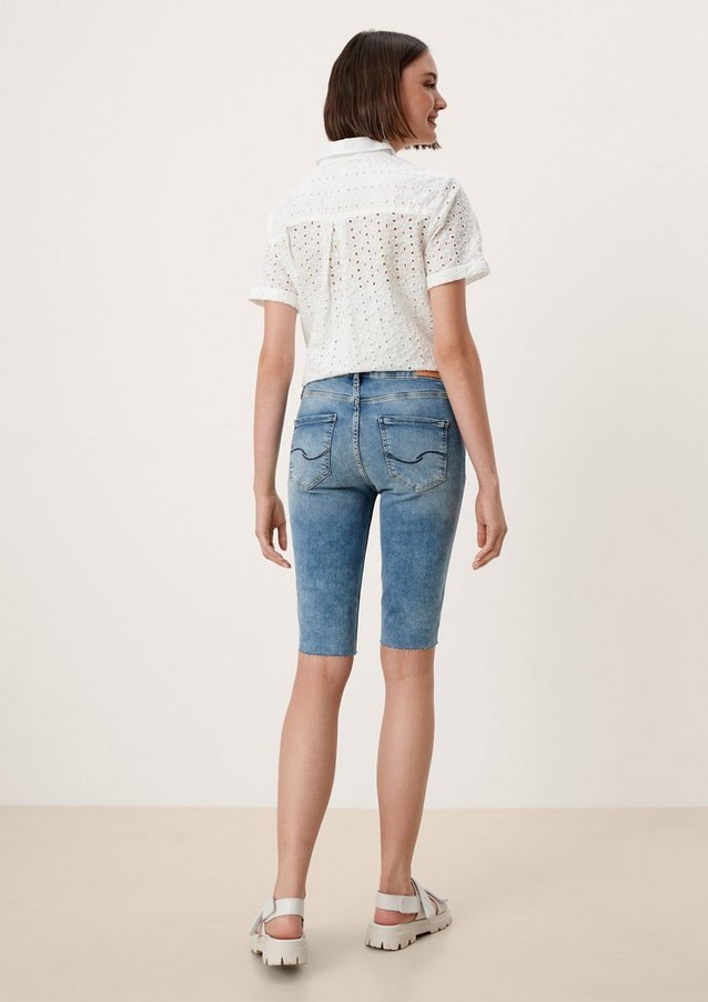 Femmes Jeans | Slim : bermuda d’aspect denim - GE20409