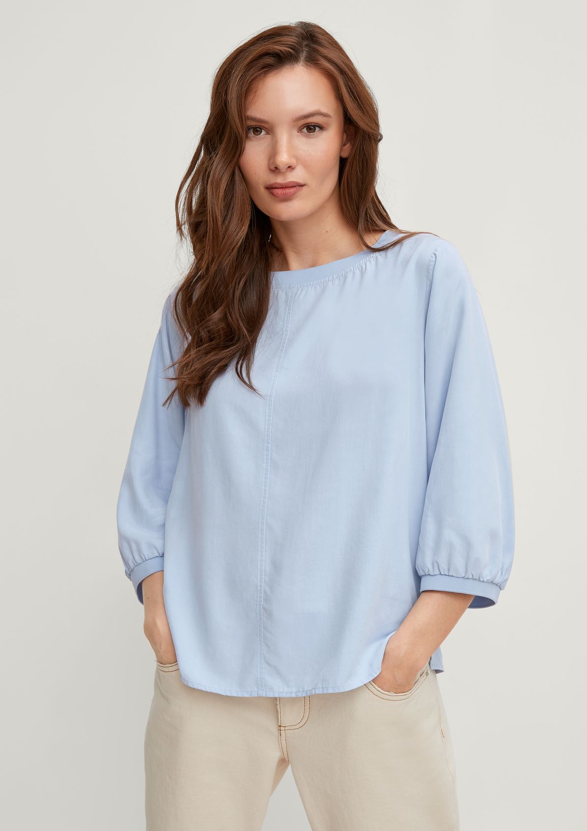 Blouse in a loose fit from comma