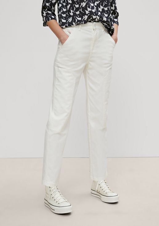 Regular: coloured mom jeans from comma