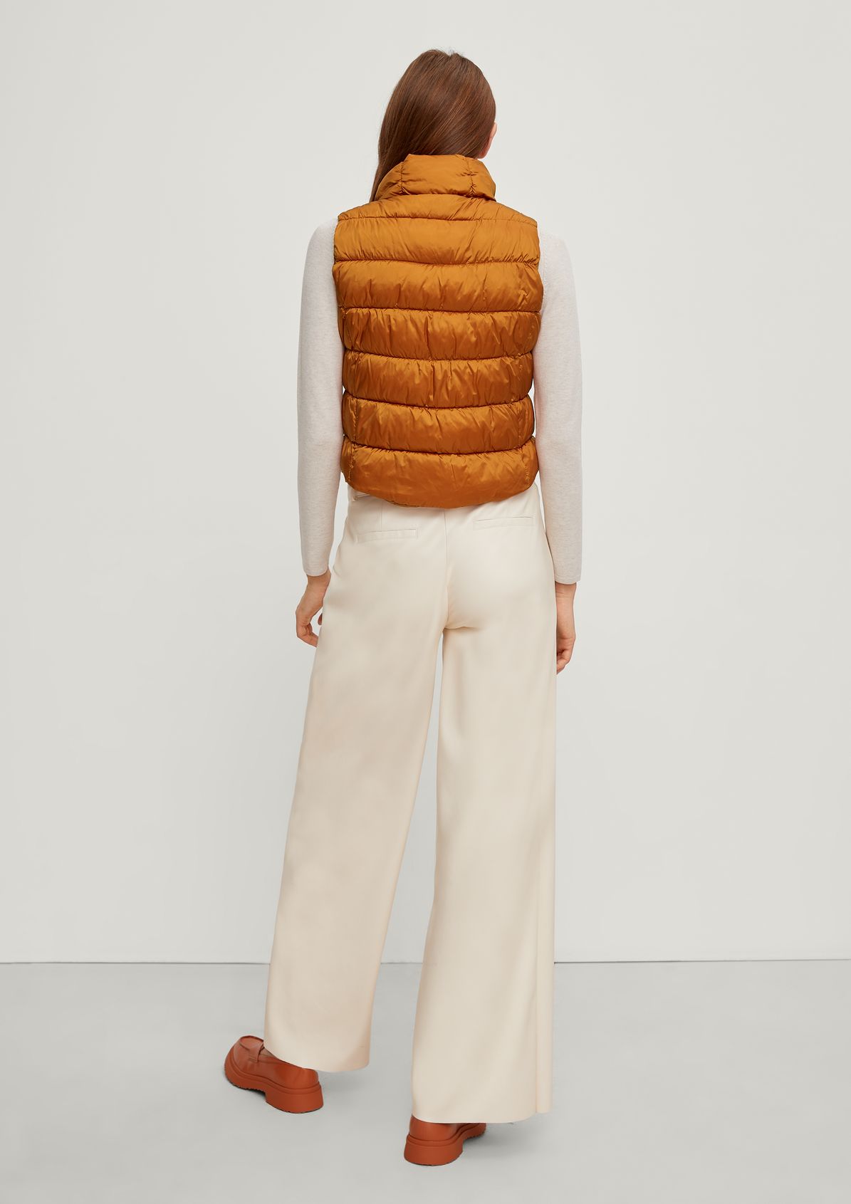 Quilted nylon body warmer from comma