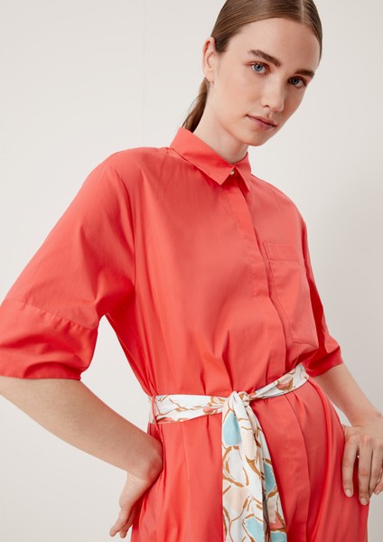 Femmes Robes | Robe-chemise de longueur midi munie d’une ceinture en textile double - UE22599
