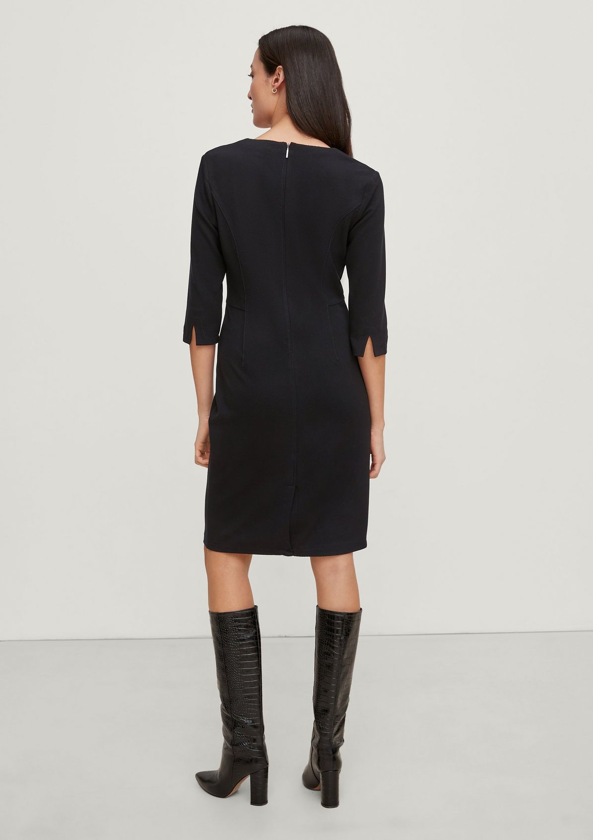 Midi dress with 3/4-length sleeves from comma