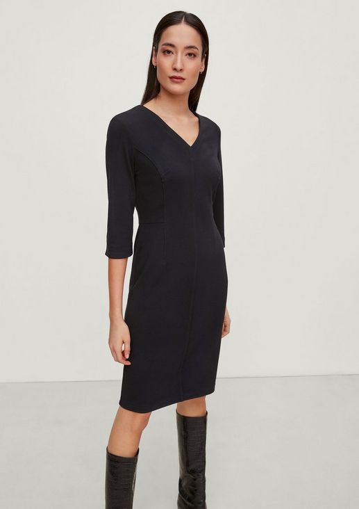 Midi dress with 3/4-length sleeves from comma