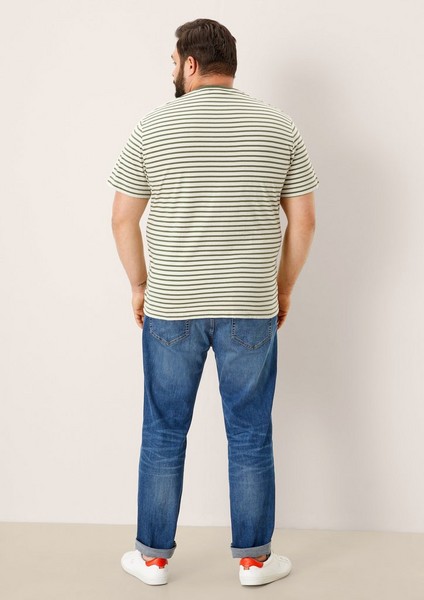 Men Big Sizes | T-shirt with stripes - EV90174
